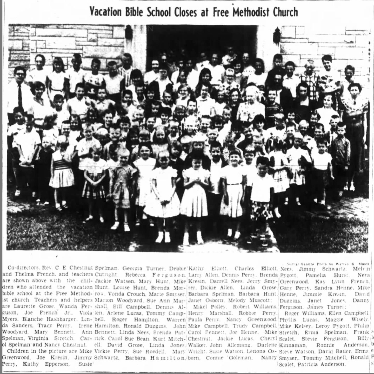 Vacation Bible School closes
